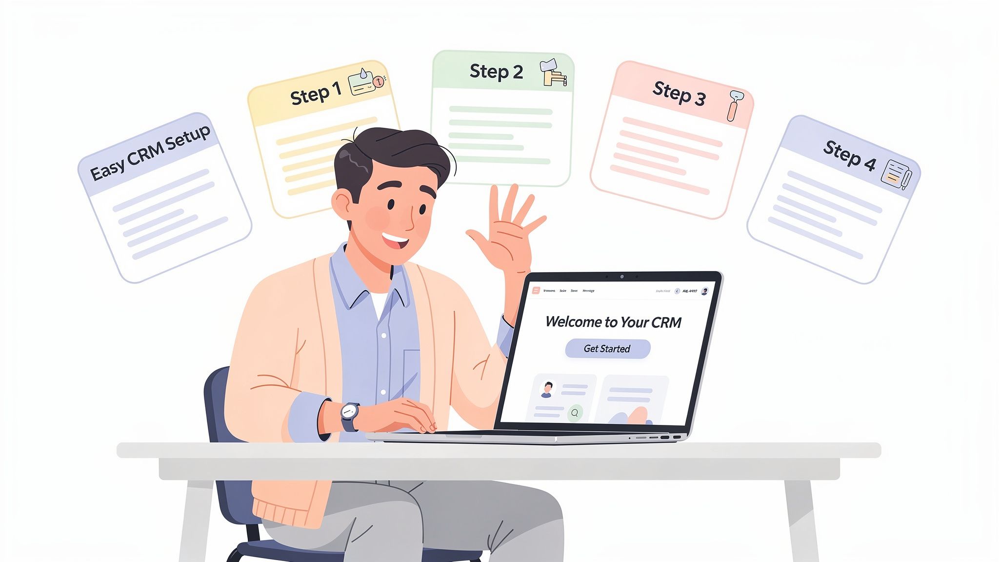 הגדרת מערכת CRM: מדריך למתחילים – איך להקים ולהתחיל לעבוד (2026)