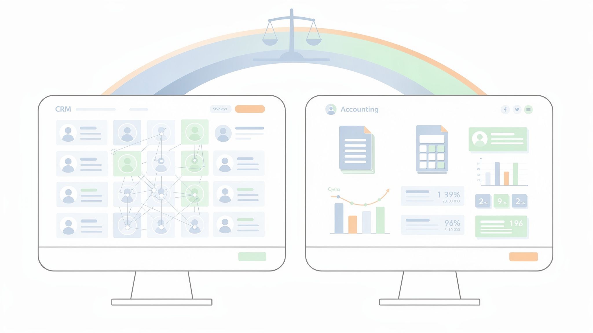 CRM לעומת תוכנת הנהלת חשבונות - מה ההבדל ומתי צריך כל אחד?